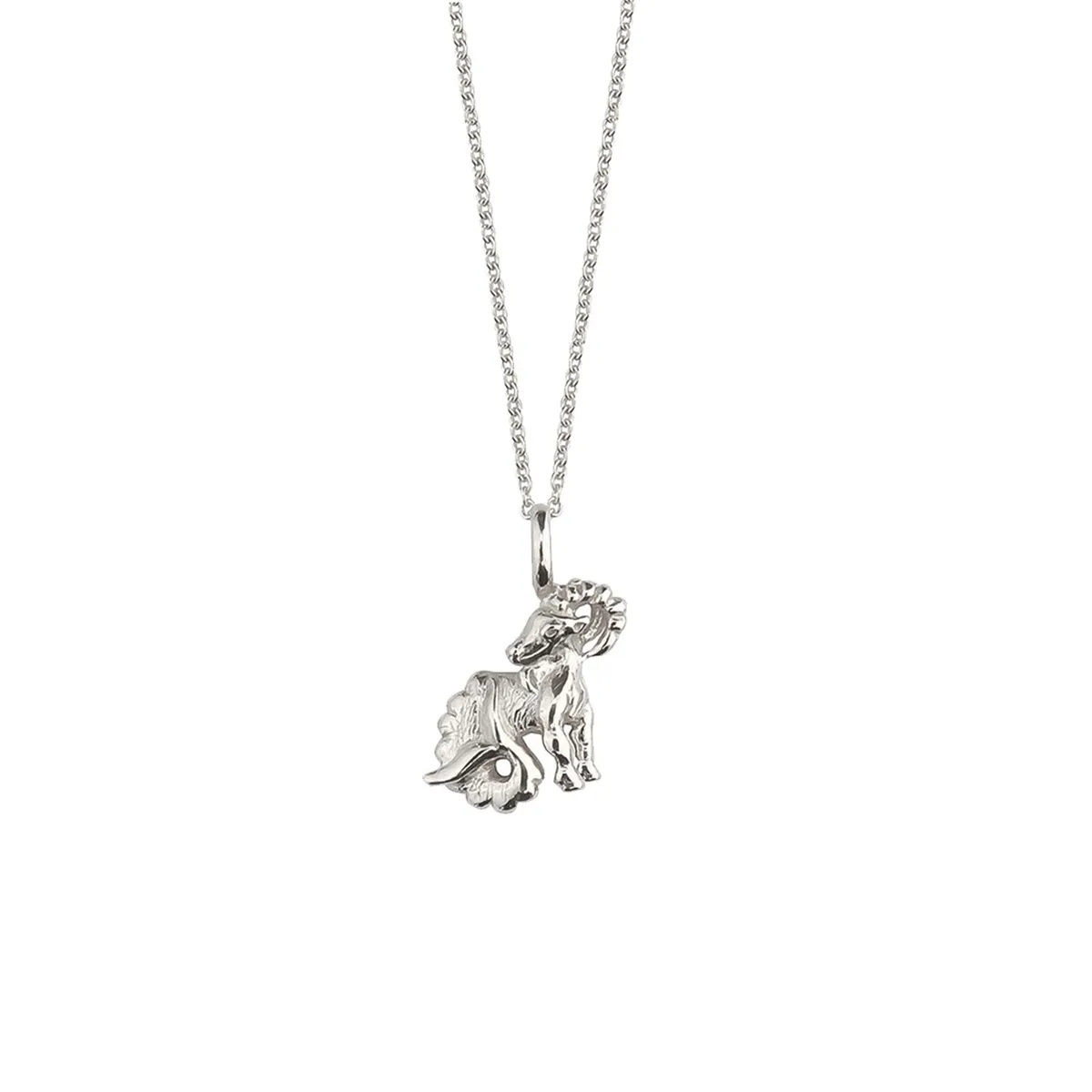 Jeberg Jewellery - I Am Capricorn halskæde, 42+3 cm Sølv sterlingsølv