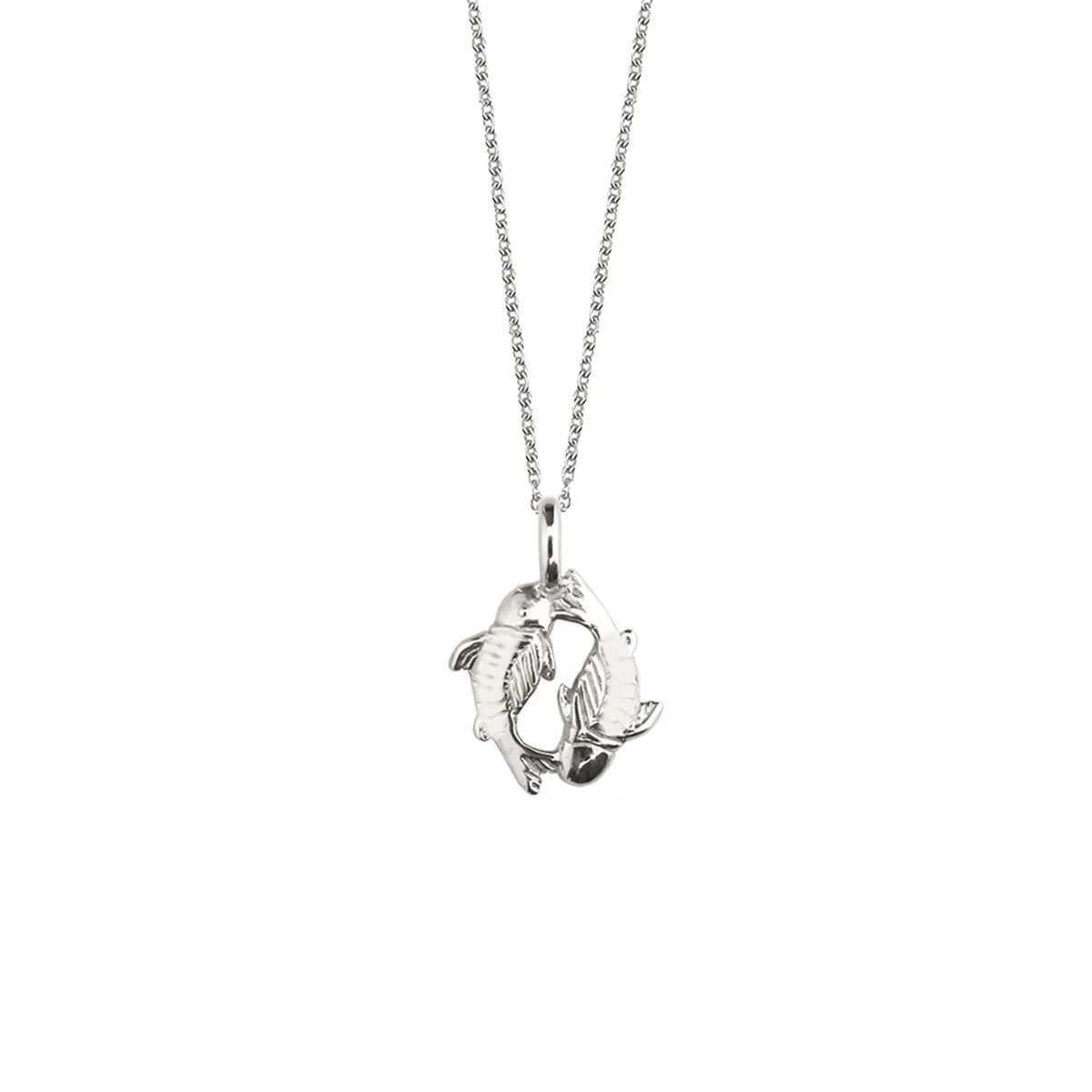 Jeberg Jewellery - I Am Pisces halskæde, 42+3 cm Sølv sterlingsølv