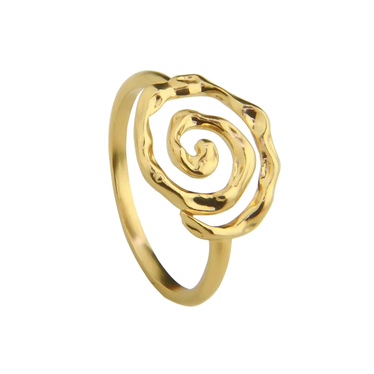 Jeberg Jewellery - Pirouette ring Forgyldt sølv