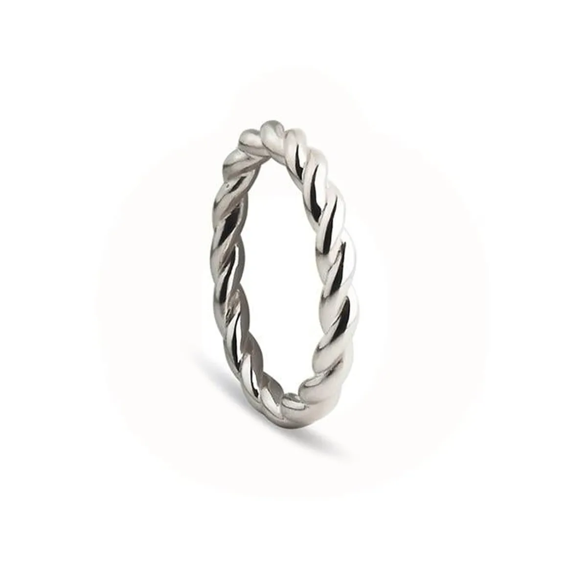 Jeberg Jewellery - Twisted Ring 60612 sterlingsølv