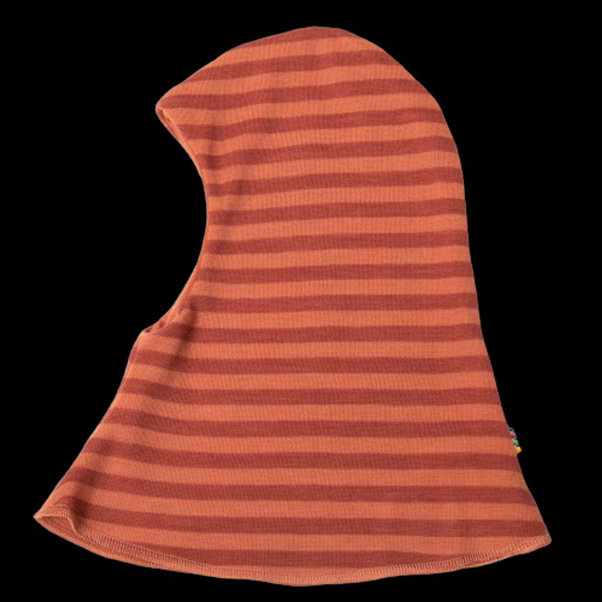 Joha Balaclava i uld - Vendbar - 2 lags - Rust - 37 cm