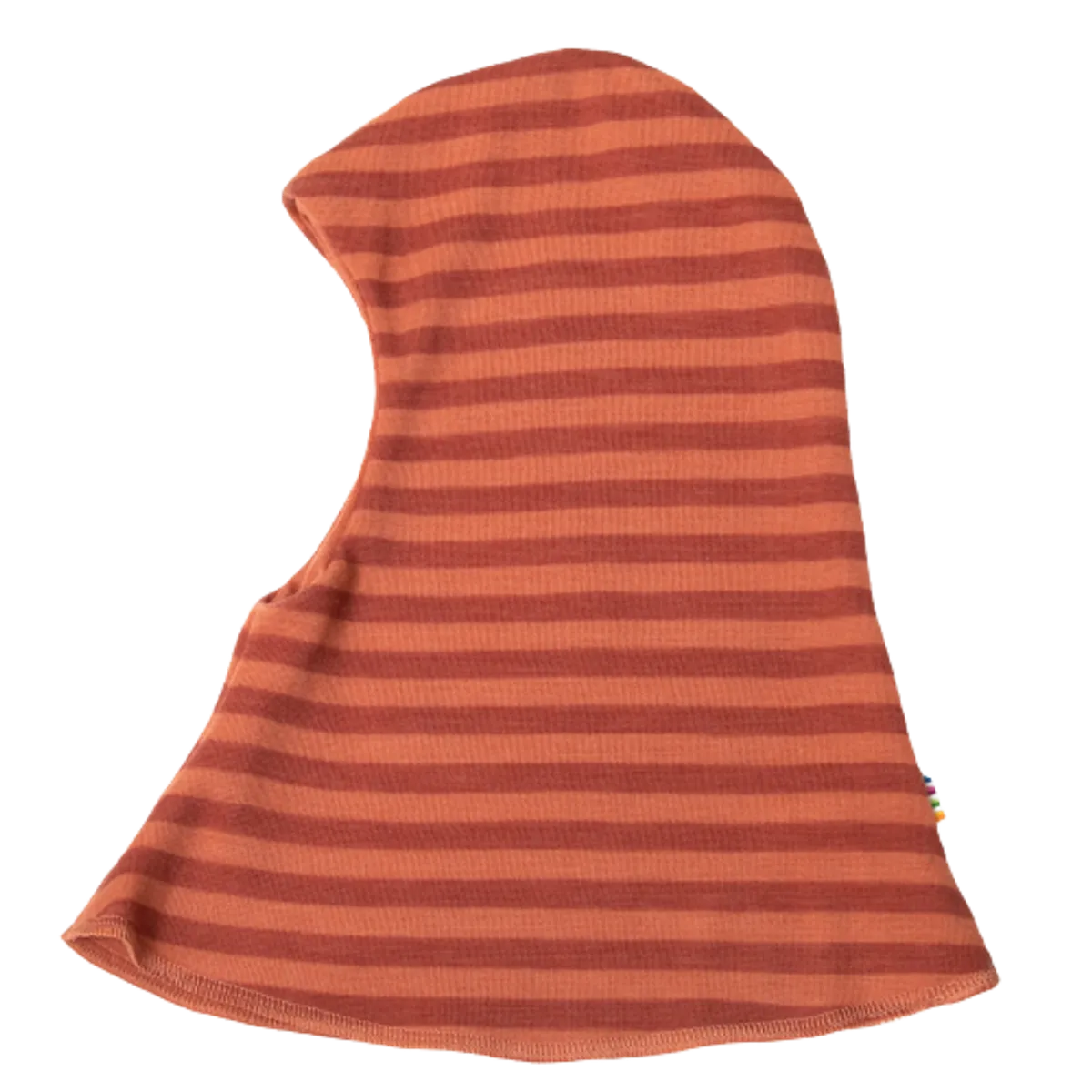 Joha Balaclava i uld - Vendbar - 2 lags - Rust - 48 cm