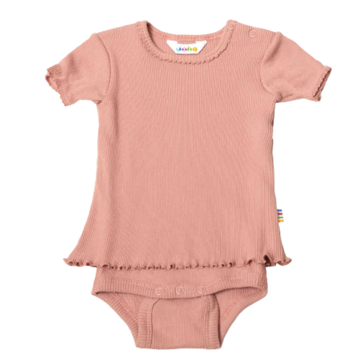 Joha body med t-shirt - Støvet rosa - 80