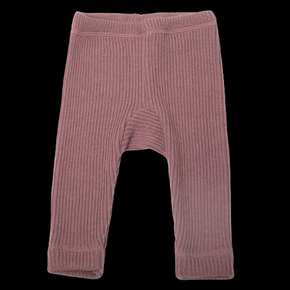 Joha leggings i tyk rib - Uld - Rosa - 110