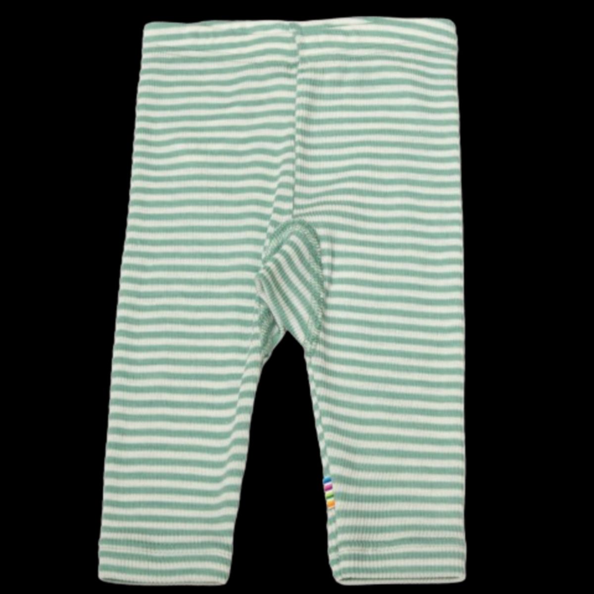 Joha leggings i Uld/Silke -Striber- Mint - 90