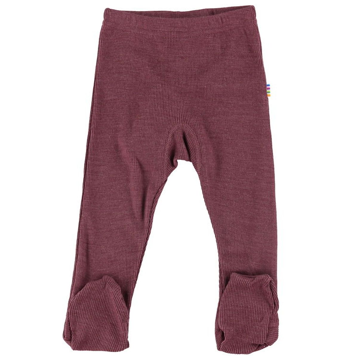 Joha Leggings - Rib - Uld/Silke - Bordeaux