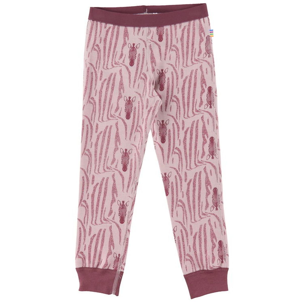 Joha Leggings - Uld/Bomuld - Rosa/Zebra