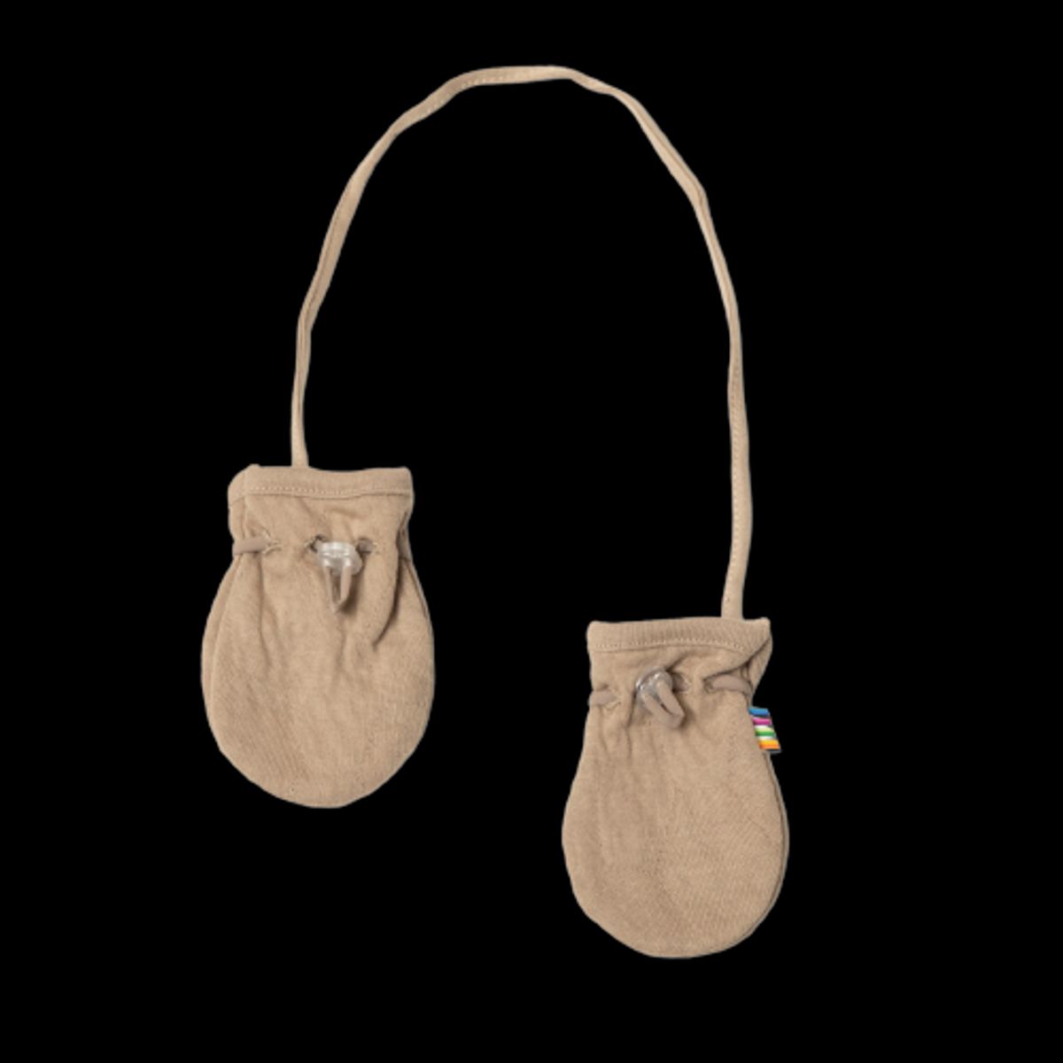 Joha mittens i bomuld - Beige - 70/80