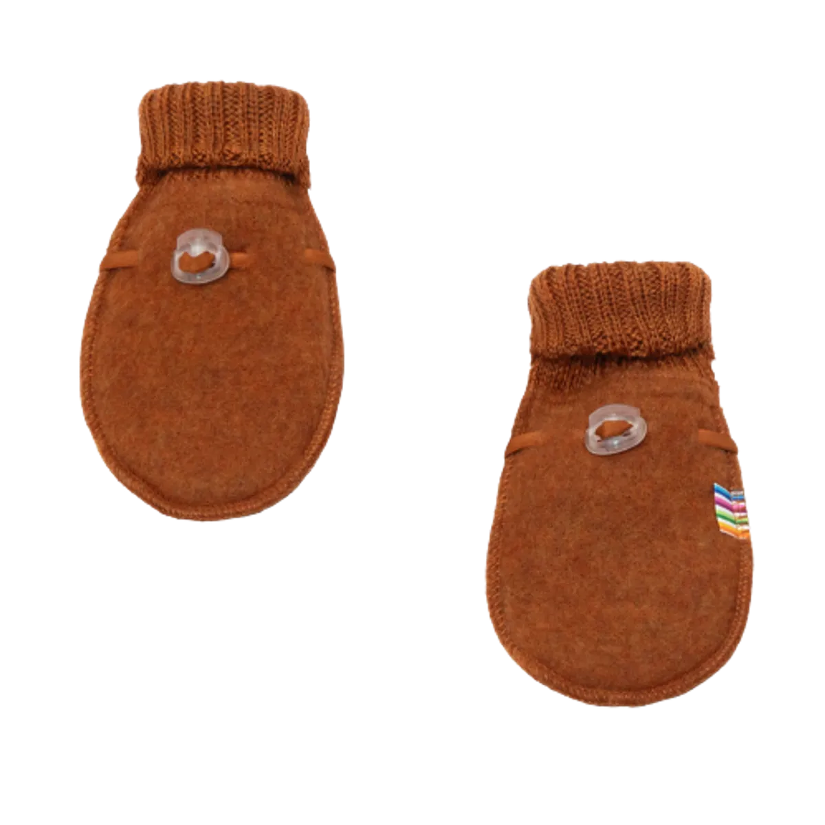 Joha mittens i uld - Orange - 80