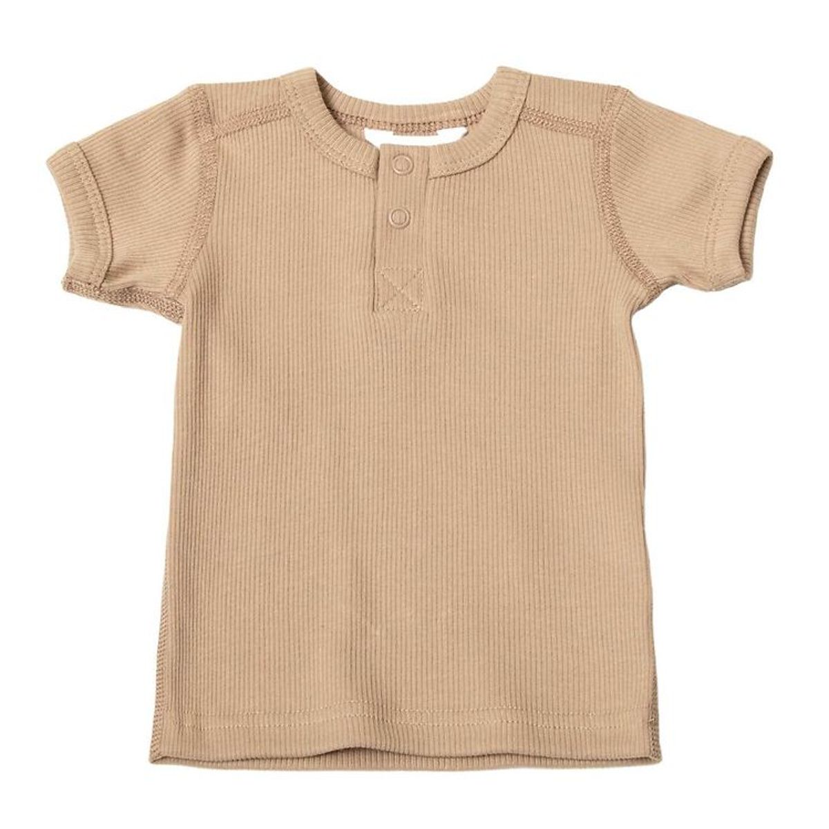 Joha T-shirt - Rib - Beige