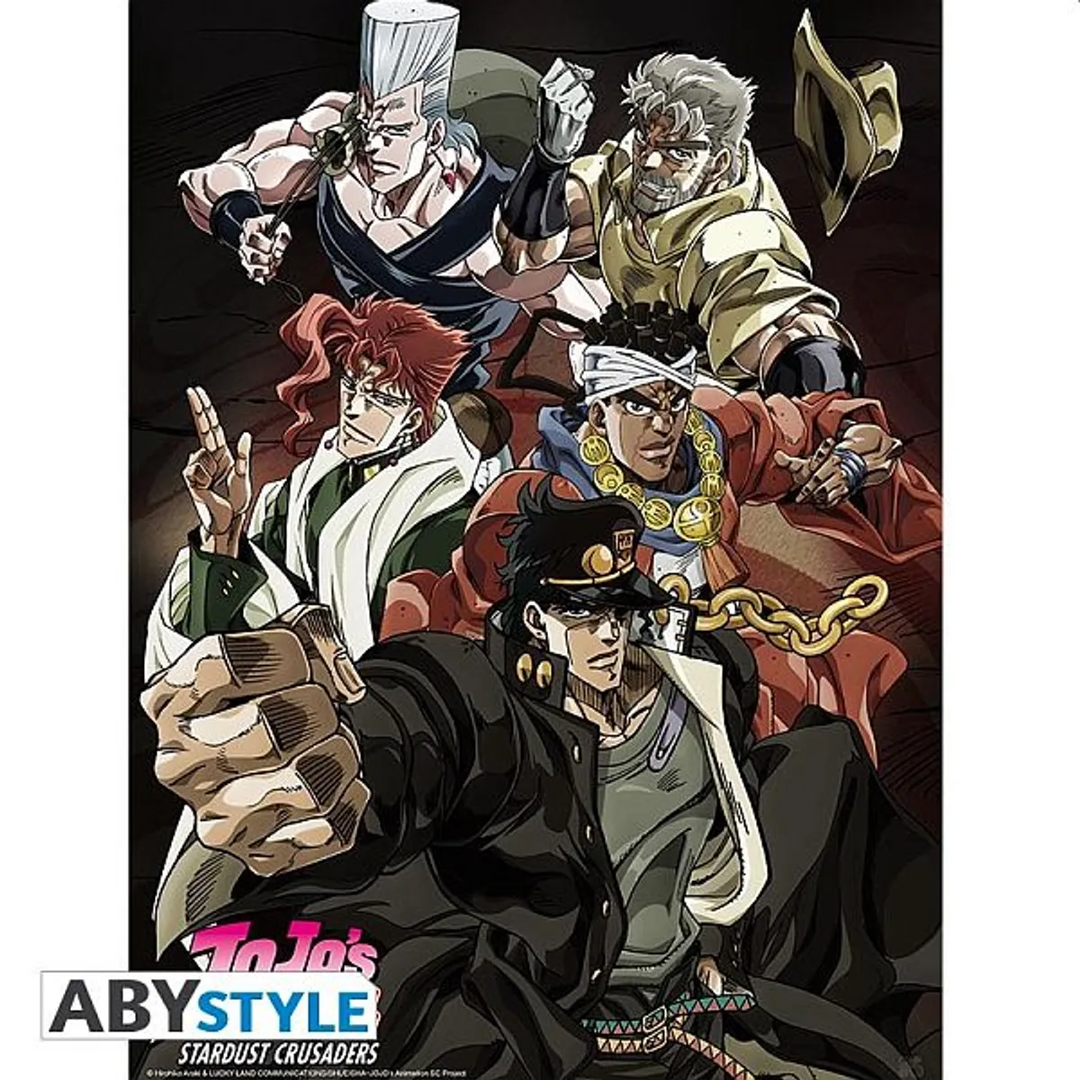 Jojo's Bizarre Adventure - "Stardust Crusaders" - Poster/Plakat 52x38cm