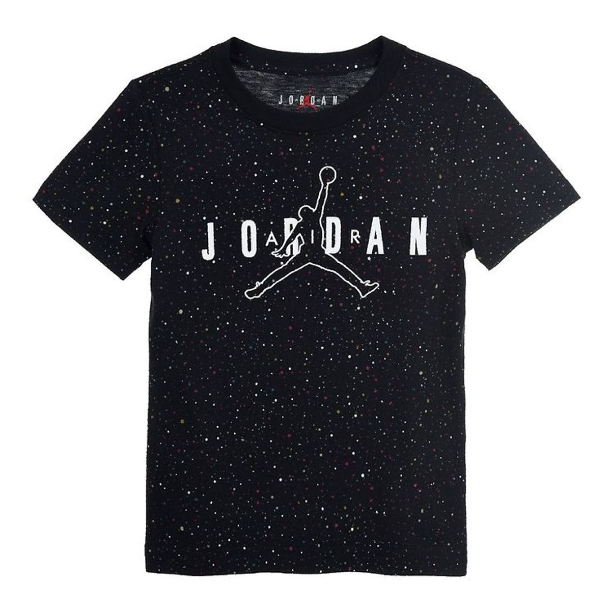 Jordan T-Shirt - Color Mix Aop - Sort m. Prikker