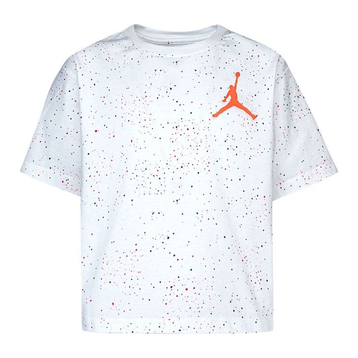 Jordan T-Shirt - Color Mix Speckle Aop - Hvid m. Prikker