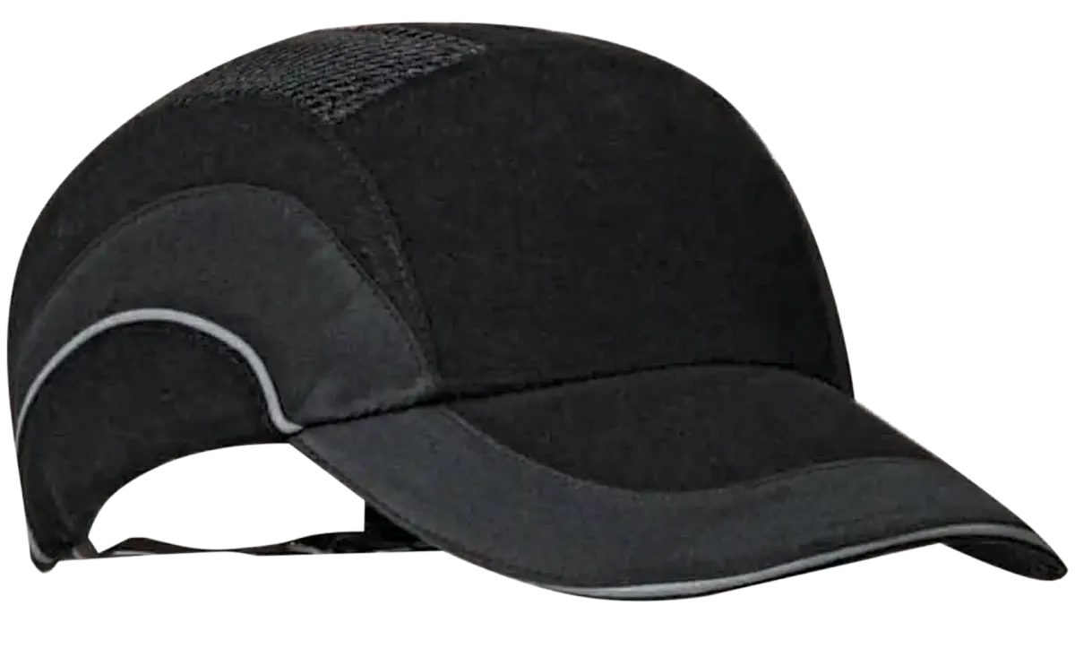 JSP Bump Cap A1+ med 7 cm skygge - Sort