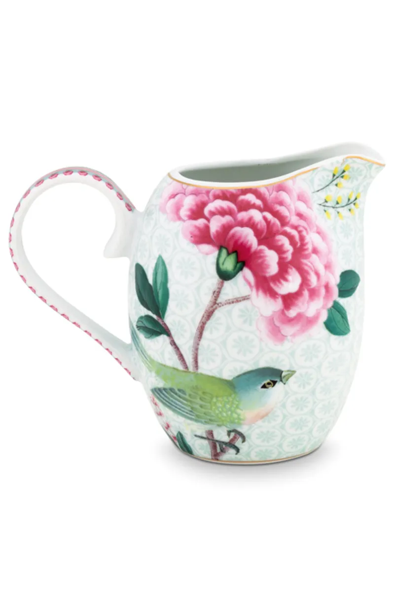 Jug Small Blushing Birds White 250ml