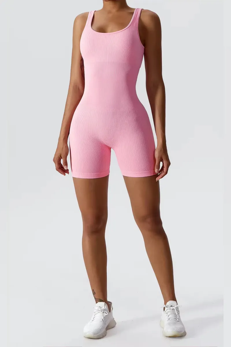 Jumpsuit racerback Pink - Medium / Pink