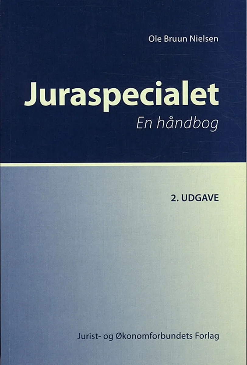 Juraspecialet en håndbog