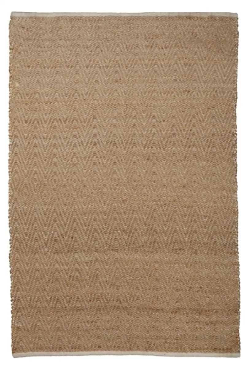 Jute tæppe - Naturfarvet - Stort gulvtæppe - 140x200 cm - Nordstrand Home