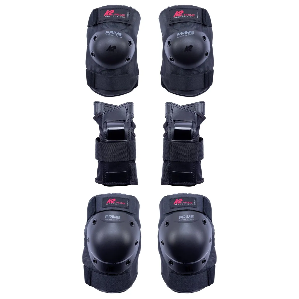 K2 Prime Pad Set, beskyttelsessæt, herre, sort