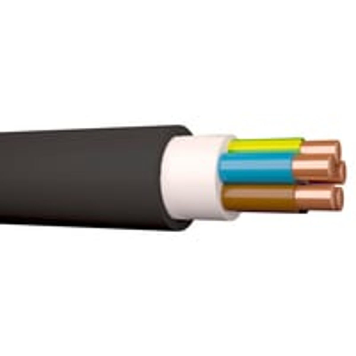 Kabel XPUJ-HF 5G1,5 Dca, sort, R100 - 100 meter