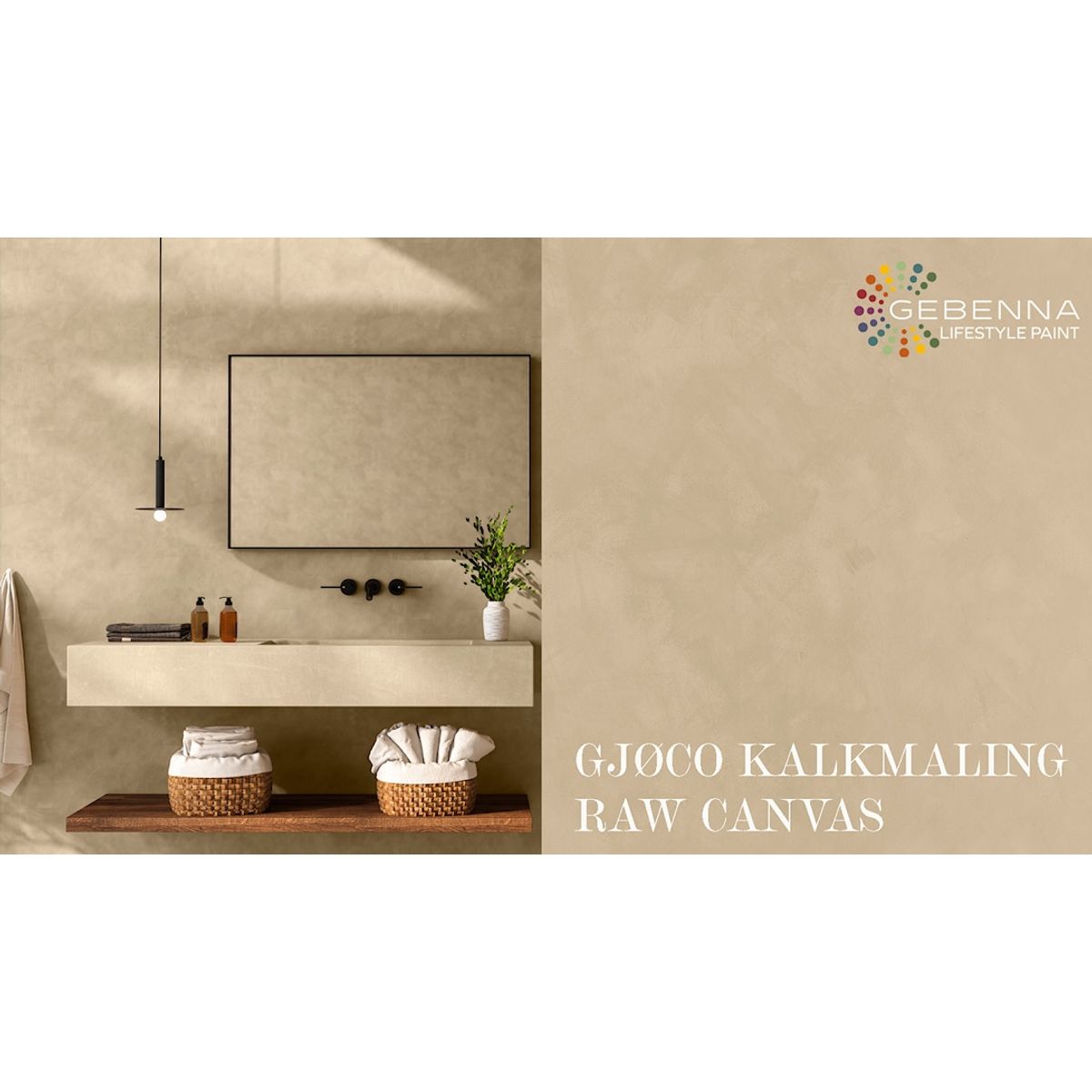 Kalkmaling 10961 Raw Canvas 2,7 l