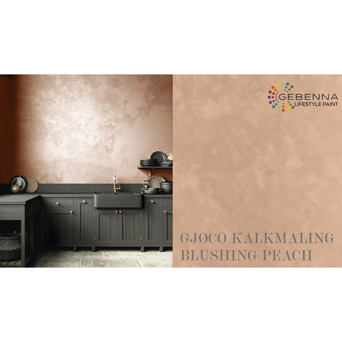 Kalkmaling 20047 Blushing Peach 2,7 l