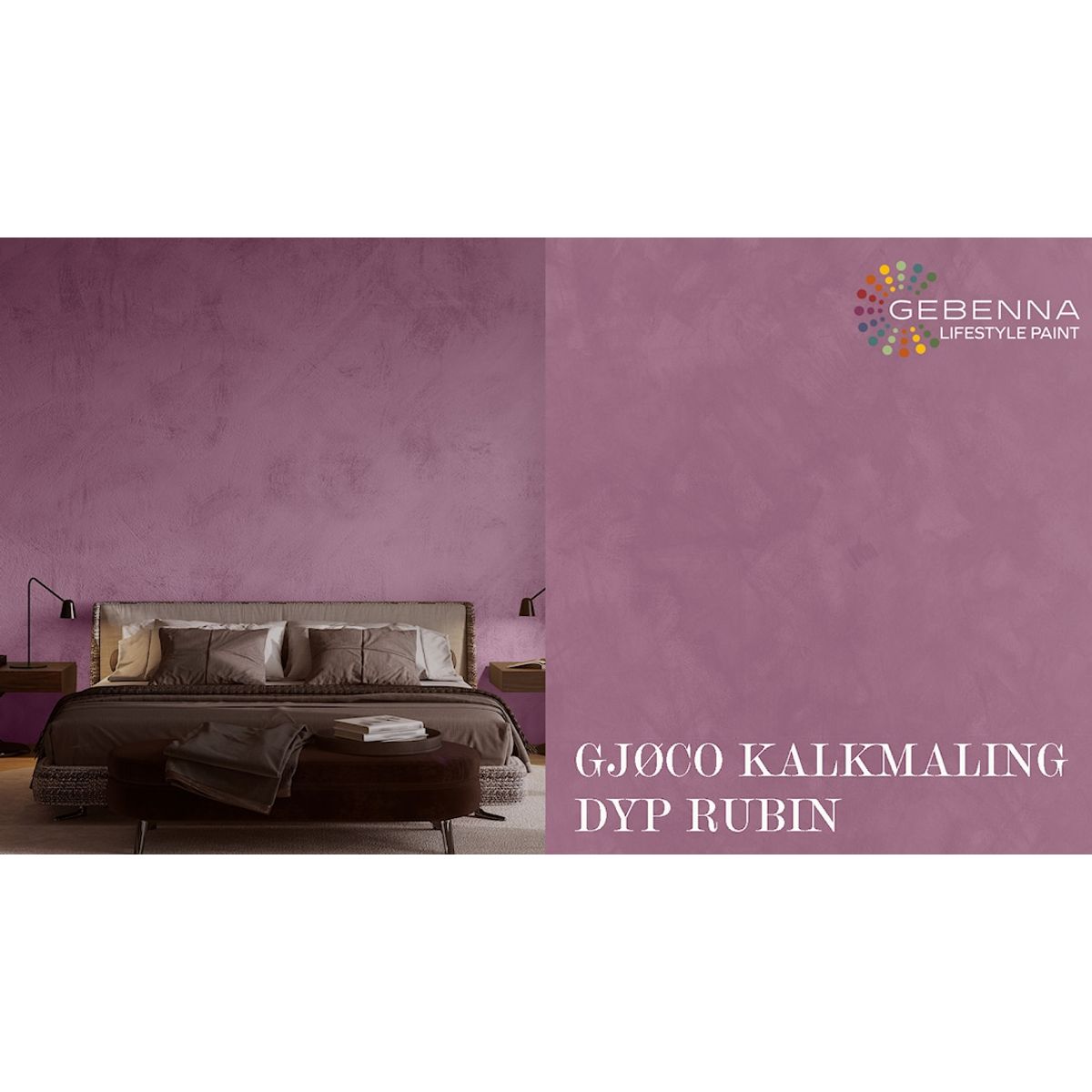 Kalkmaling 403 Dyp Rubin 0,68 l