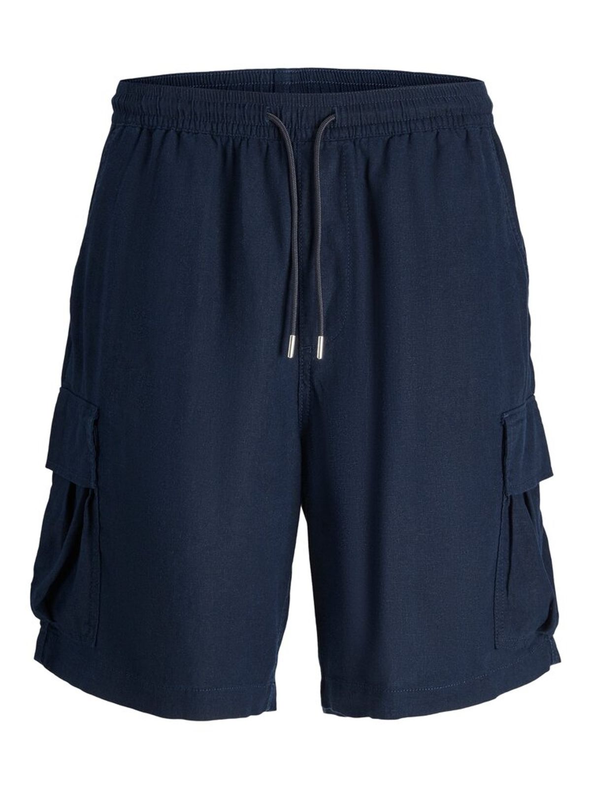 Karl jjnate linen cargo shorts - DARK NAVY - 104