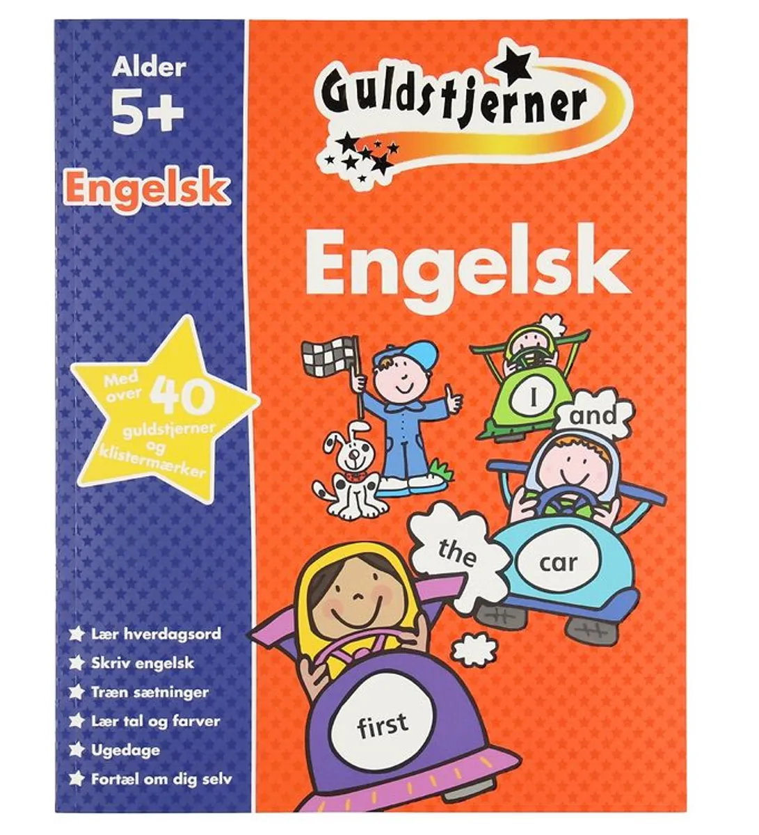 Karrusel Forlag Bog - Guldstjerner - Engelsk