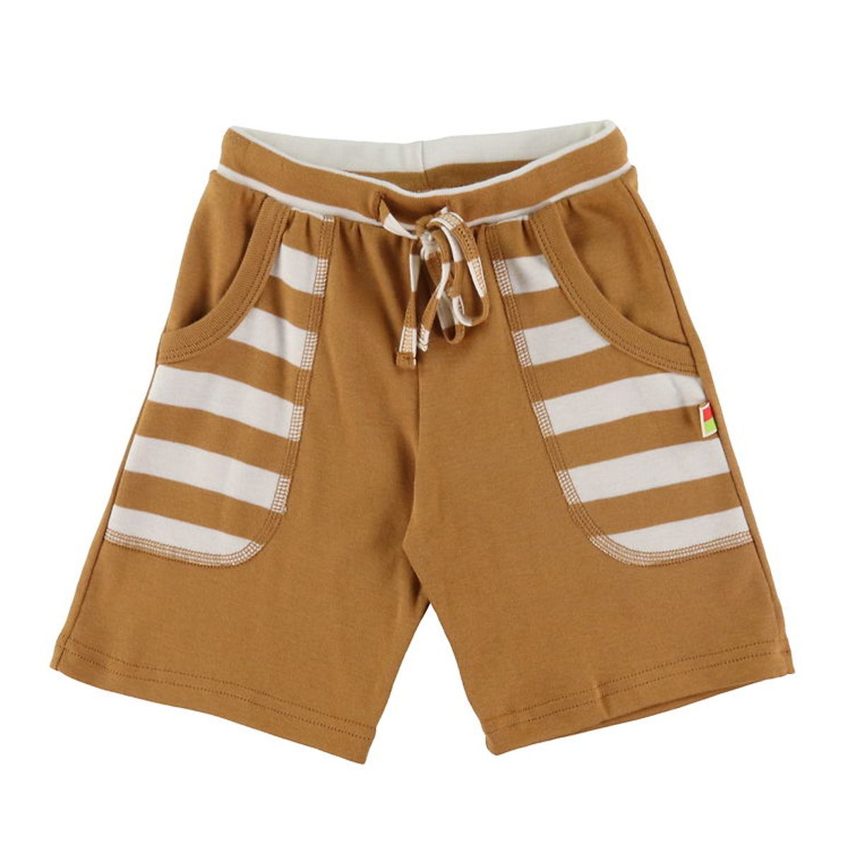 Katvig Shorts - Brun/Hvid Stribet