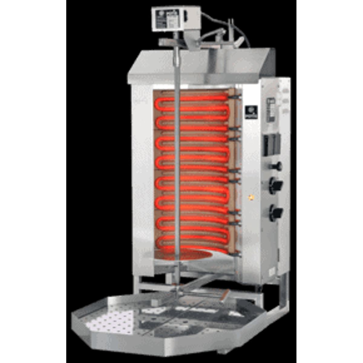 Kebabgrill m. top motor - EL - 30kg