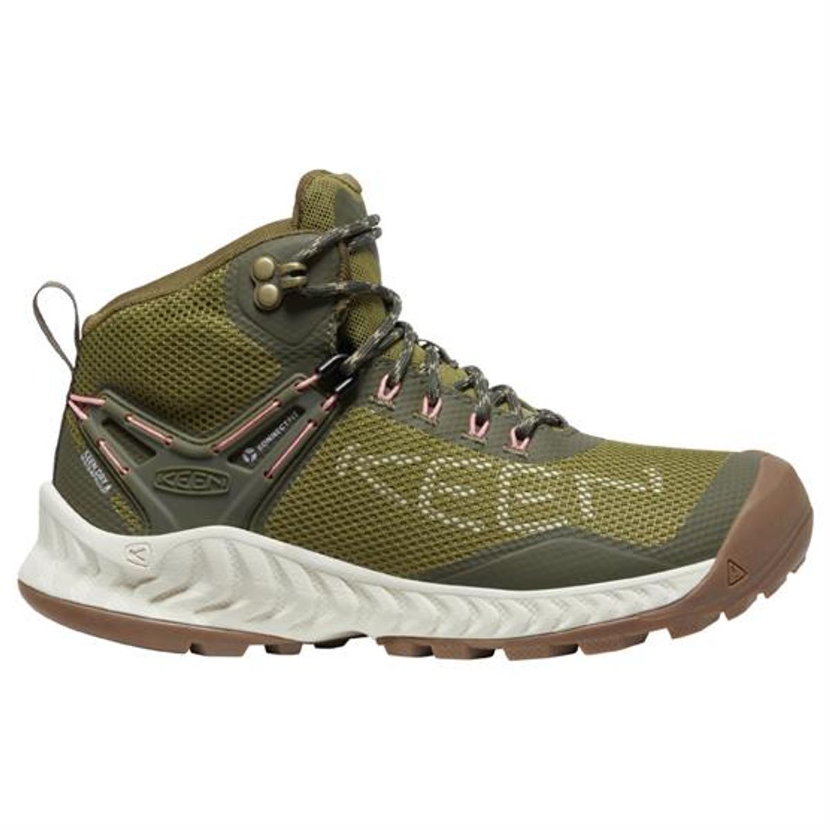 Keen Womens NXIS Evo Mid WP, Olive Drab / Birch