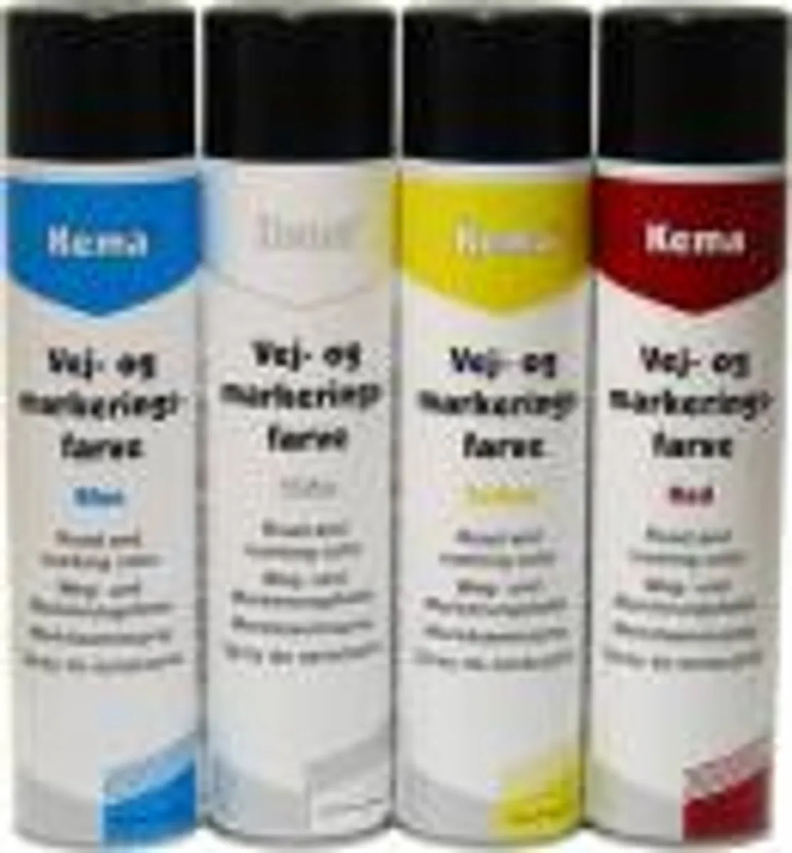 Kema markerings og vej spray rød