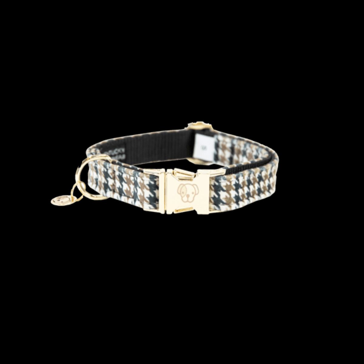 Kentucky Dog Collar Pied-de-Poule - Brun