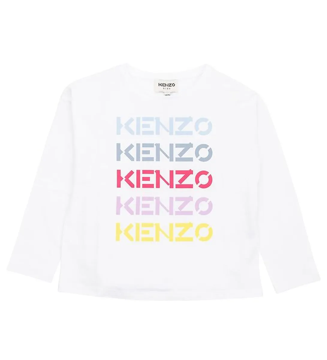 Kenzo Bluse - Hvid m. Tekst