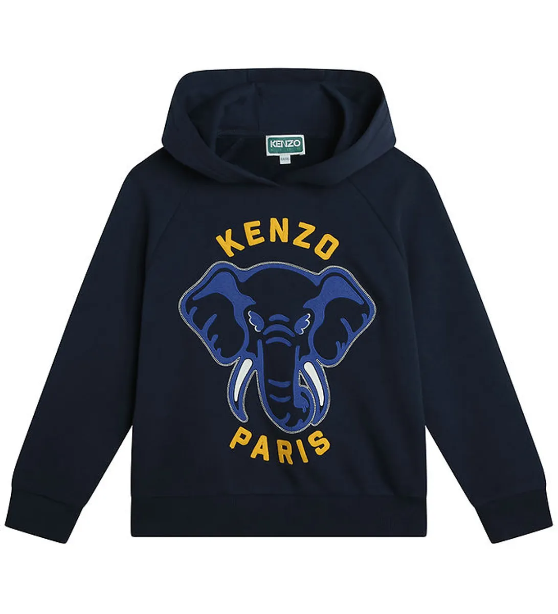 Kenzo Hættetrøje - Navy m. Elefant