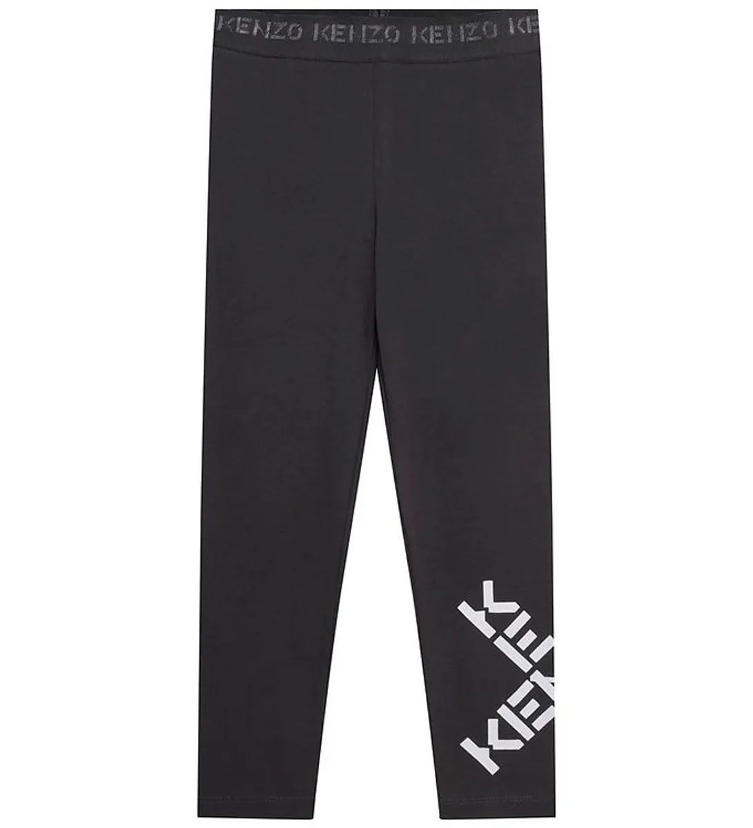 Kenzo Leggings - Sport - Koksgrå m. Hvid