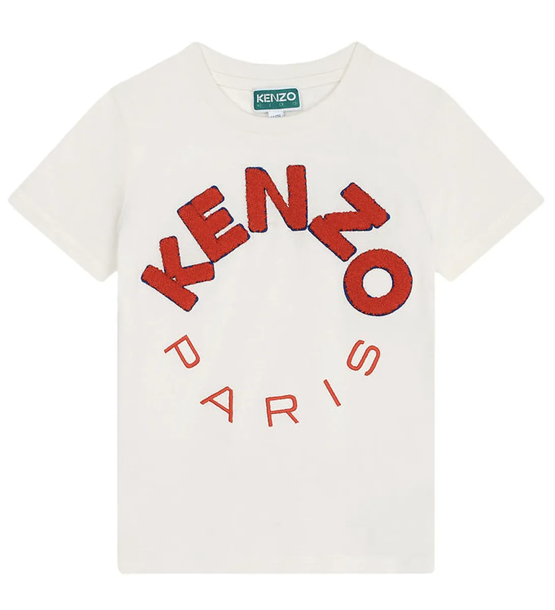 Kenzo T-shirt - Ivory m. Rød