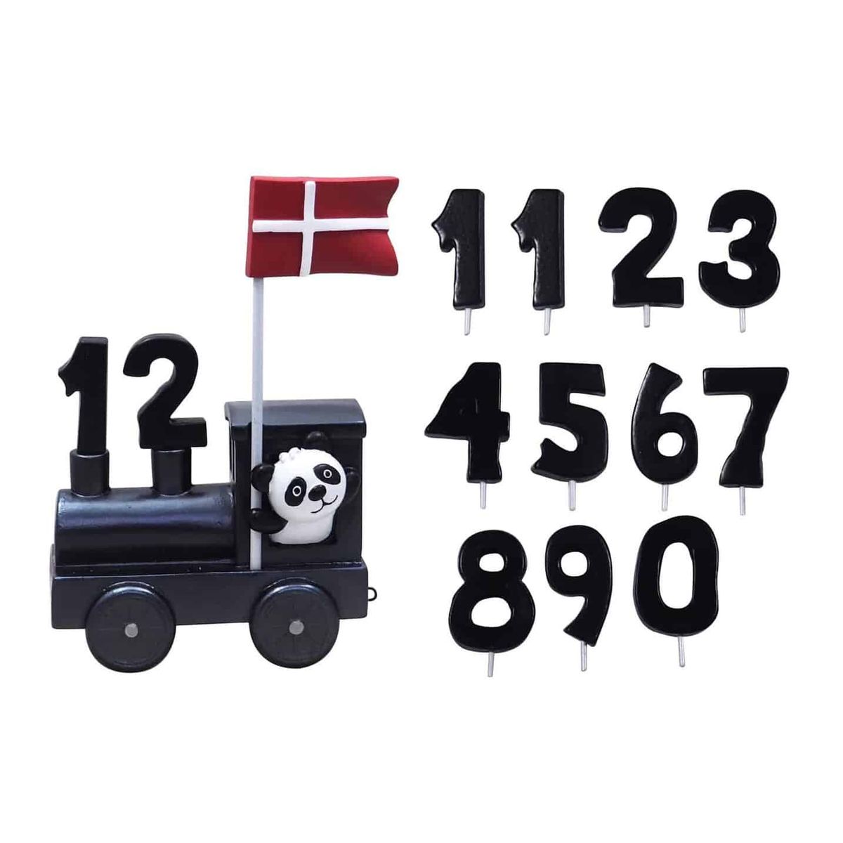 Kids By Friis Lokomotiv til Navnetog, 11 tal og Flag