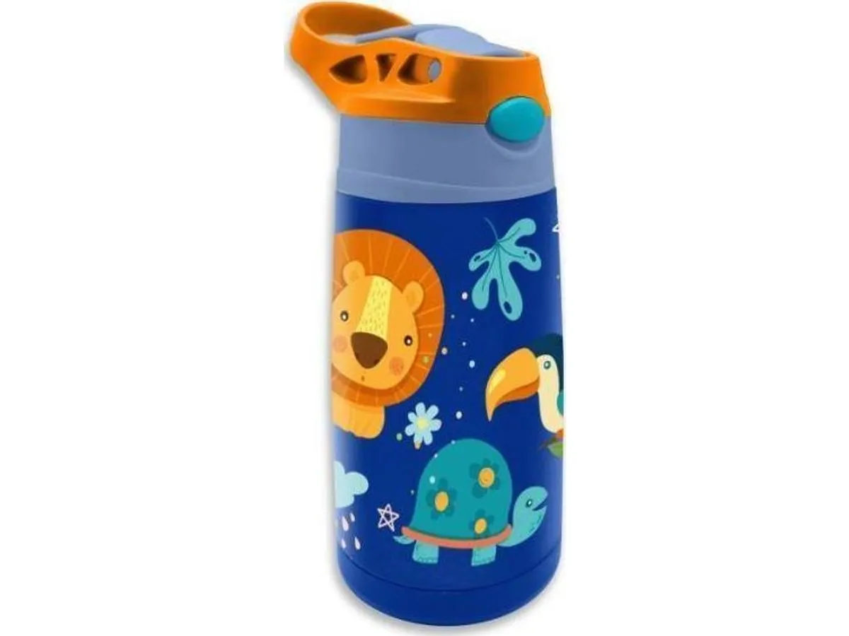 Kids Euroswan Termoflaske I Stål 400 Ml Jungle Kl11258 Kids Euroswan