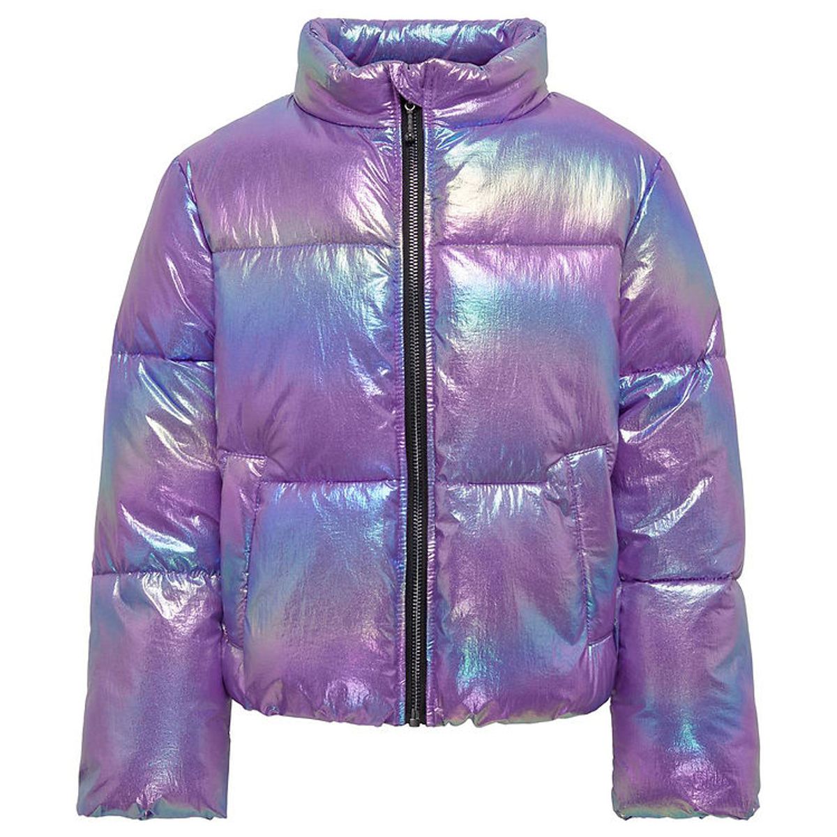 Kids Only Dynejakke - KogCeline - Purple Opulence/Metallic