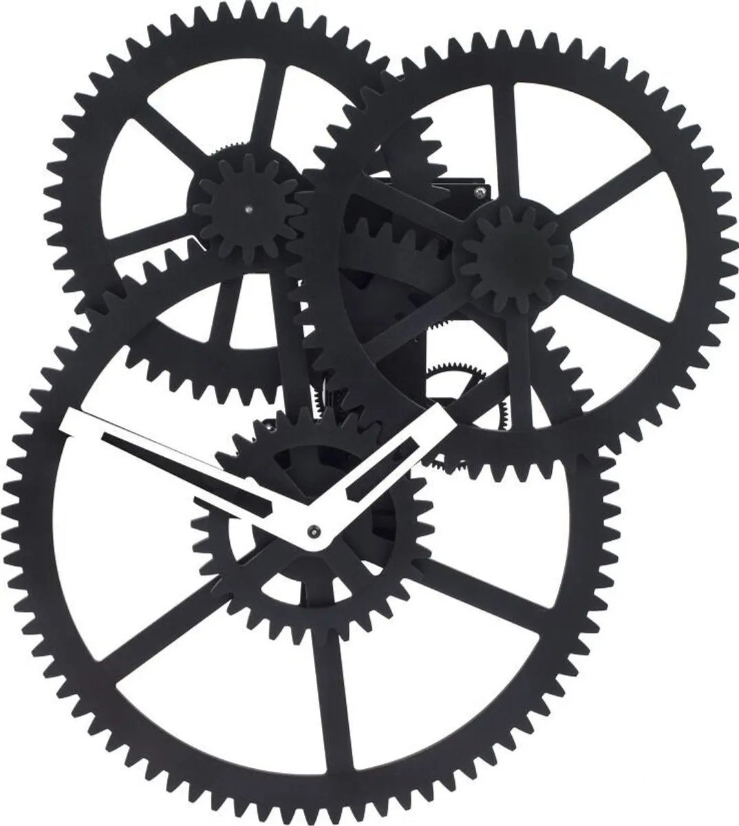 Kikkerland - Triple Gear Vægur - 54 Cm