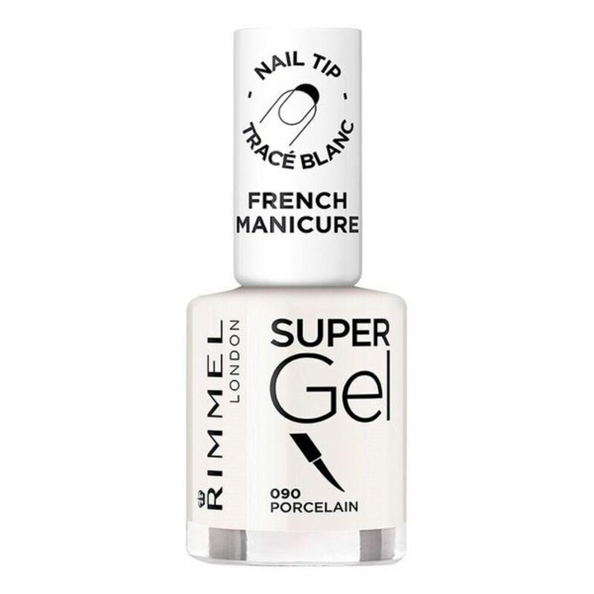 Kit til fransk manicure French Manicure Rimmel London 090 - Porcelain - 12 ml