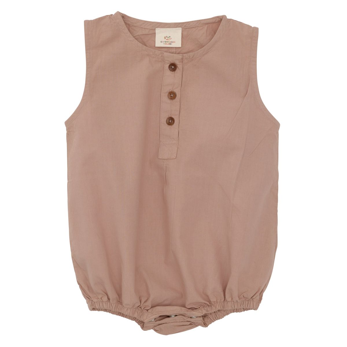 KLASSISK POPLIN ROMPER - BEIGE - BEIGE / 50