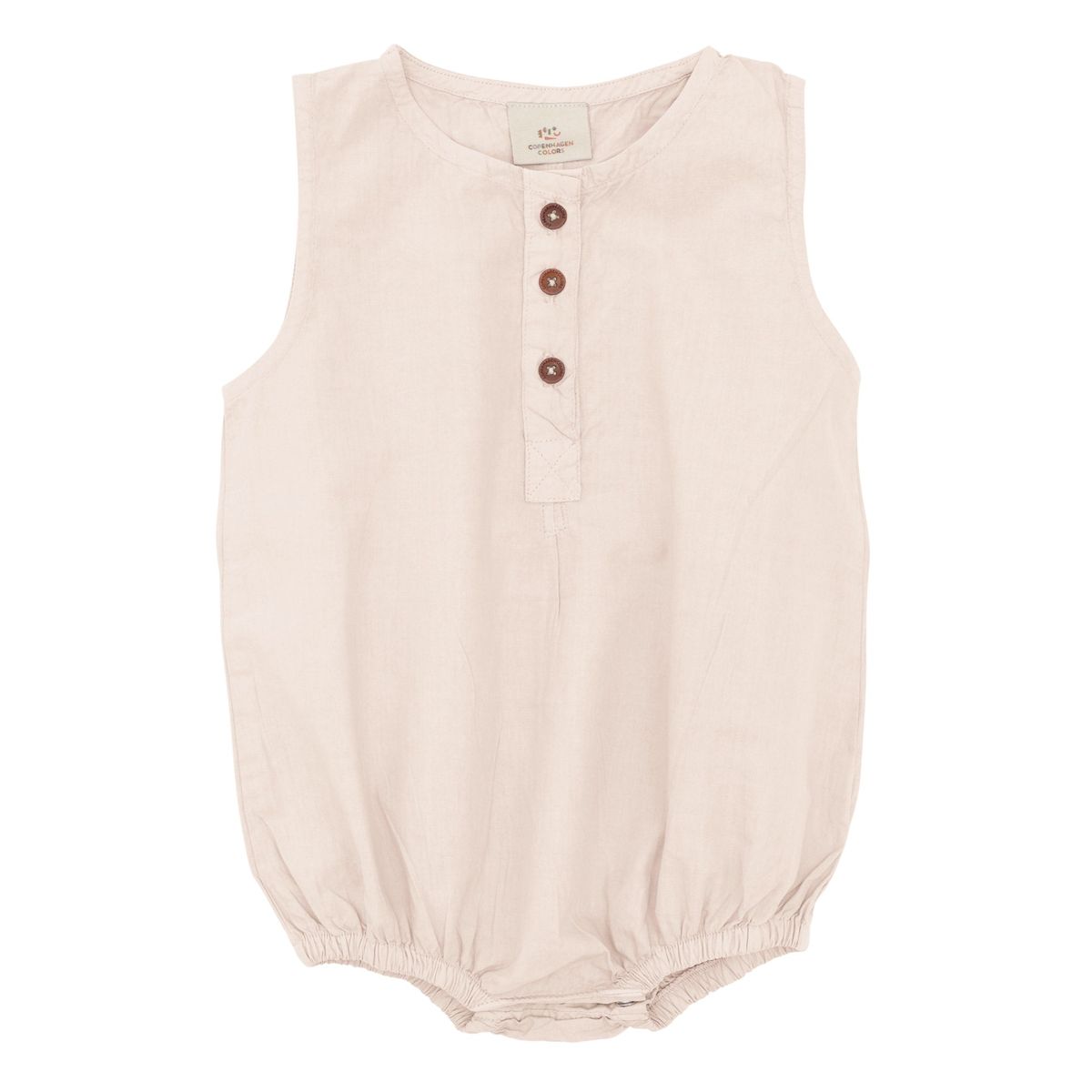 KLASSISK POPLIN ROMPER - SOFT PINK - SOFT PINK / 50