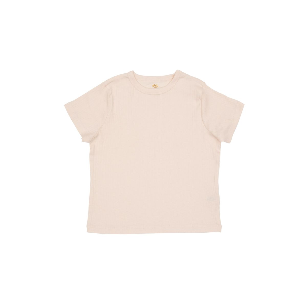 KLASSISK RIB T-SHIRT - SOFT PINK - SOFT PINK / 116