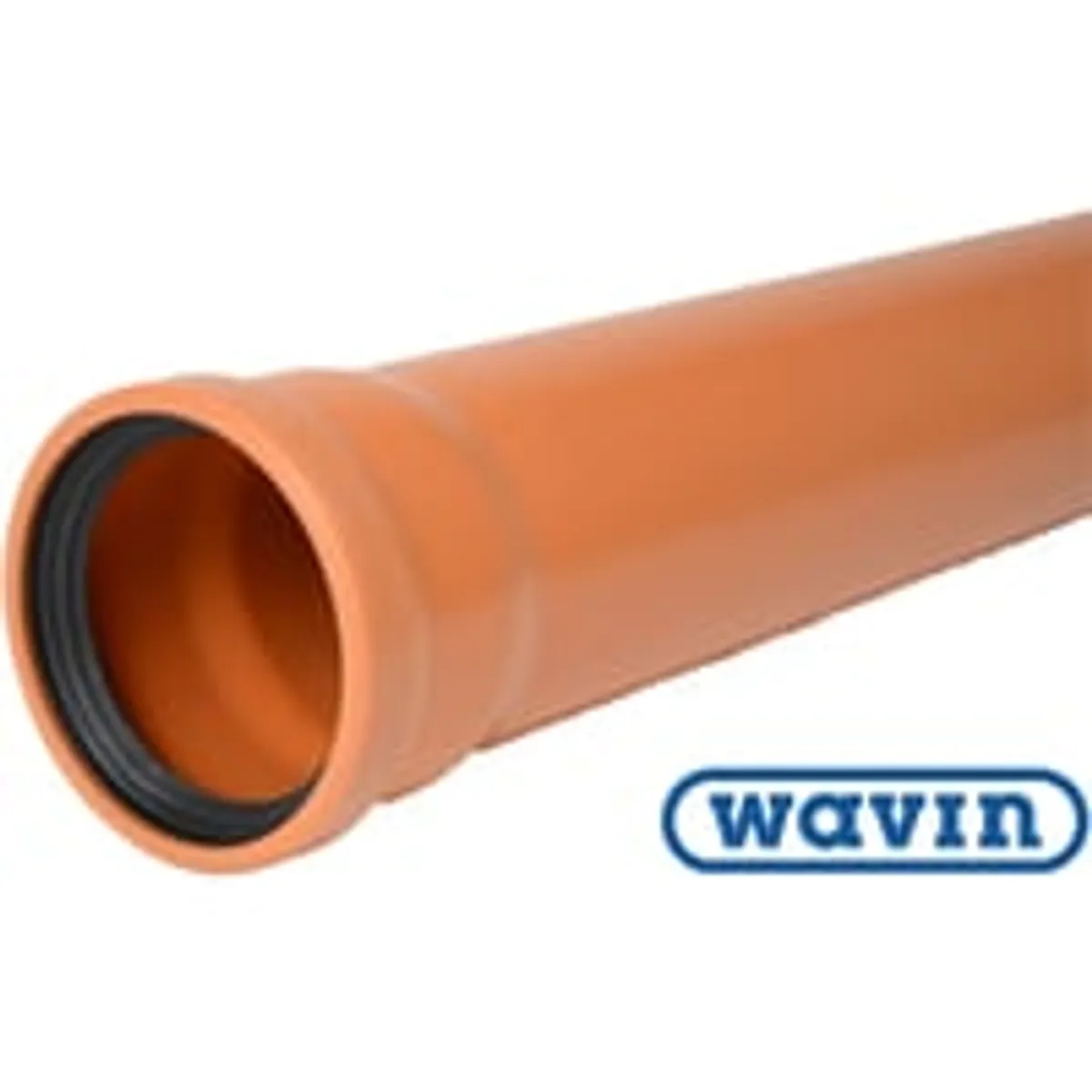 Kloakrr PVC 110 mm, lngde 3000 mm - Wavin