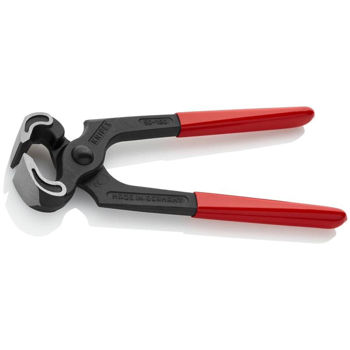 Knipex Knibtang sort atramenteret, betrukket med kunststof 180 mm