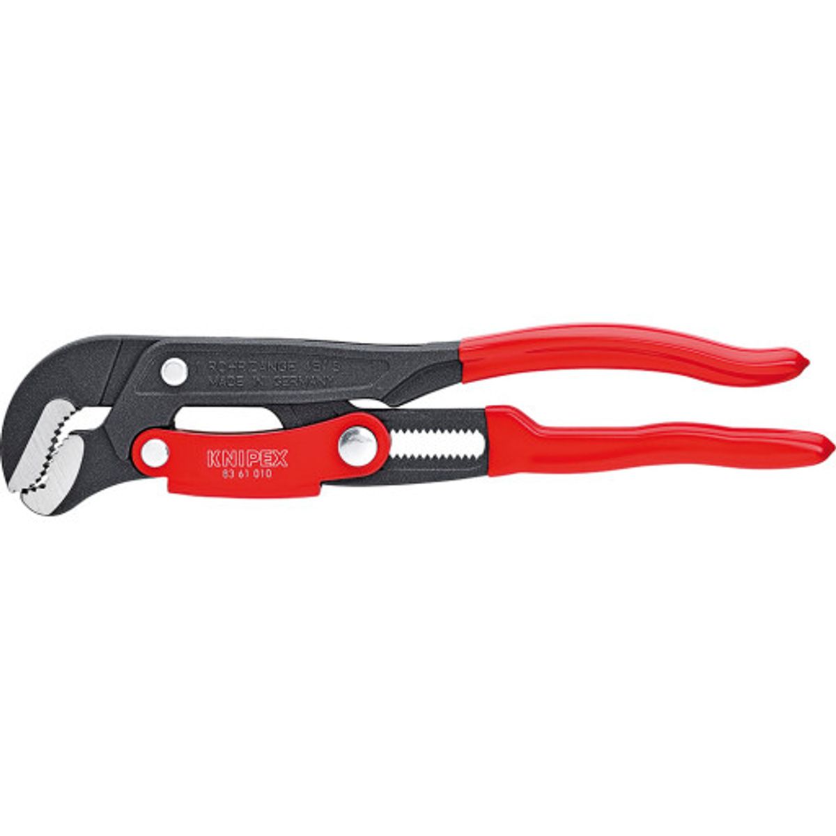 Knipex rørtang S-gab, grå pulvercoated, 330 mm