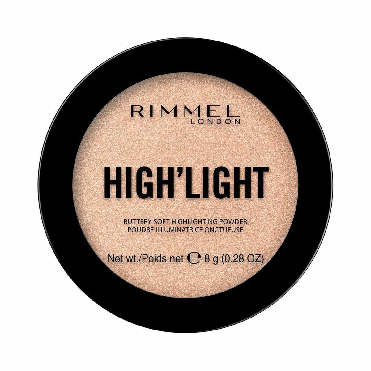 Kompakte bronzingpulver High'Light Rimmel London 99350066694 Nº 002 Candleit 8 g